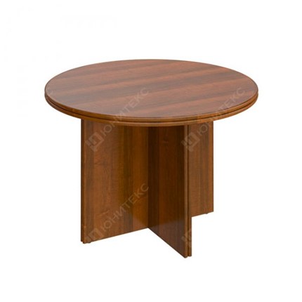 Стол для совещаний Мастер, темный орех (113х113х75) МТ 189 в Чите - изображение
