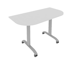 Мобильный складной стол СМ-5.1, Серый в Чите