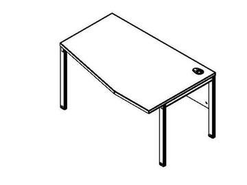 Эргономичный стол XMCT 169R, правый, 1600х900х750 в Чите
