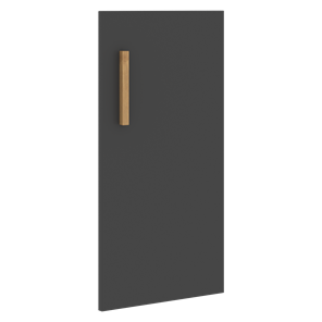 Низкая дверь для шкафа правая FORTA Черный Графит FLD 40-1(R) (396х18х766) в Чите