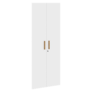 Высокие двери для шкафов с замком FORTA Белый FHD 40-2(Z)  (794х18х1932) в Чите