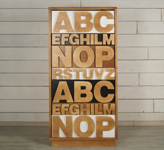 Комод Alphabeto Birch (AN-09ETG/4) в Чите