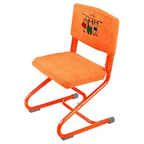 Чехол для стула СУТ 01-01 Оранжевый, Замша в Чите
