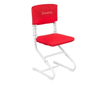 Комплект чехлов на спинку и сиденье стула СУТ.01.040-01 Красный, ткань Оксфорд в Чите