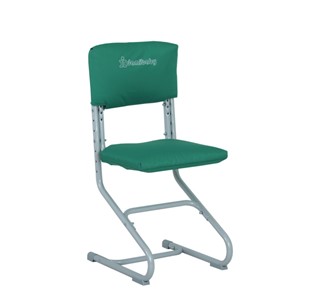 Набор чехлов на спинку и сиденье стула СУТ.01.040-01 Зеленый, ткань Оксфорд в Чите