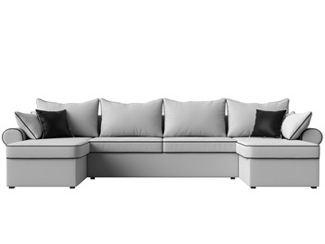 Большой П-образный диван Элис, Белый (экокожа) в Чите - предосмотр 3