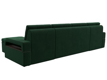 П-образный диван Лига-035 мини, Зеленый (велюр) в Чите - предосмотр 5