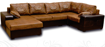 П-образный диван Плаза 405х210 в Чите
