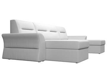 Большой П-образный диван Клайд, Белый (Экокожа) в Чите - предосмотр 6