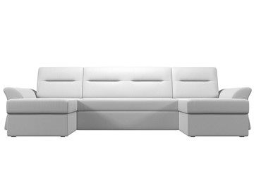 Большой П-образный диван Клайд, Белый (Экокожа) в Чите - предосмотр 7