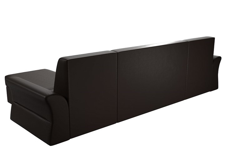 Большой П-образный диван Клайд, Коричневый (Экокожа) в Чите - изображение 4