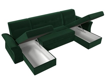 П-образный диван Клайд, Зеленый (Велюр) в Чите - предосмотр 2