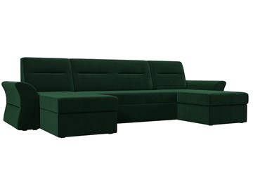 П-образный диван Клайд, Зеленый (Велюр) в Чите