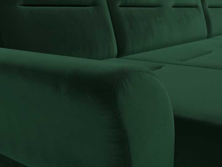 П-образный диван Клайд, Зеленый (Велюр) в Чите - изображение 5