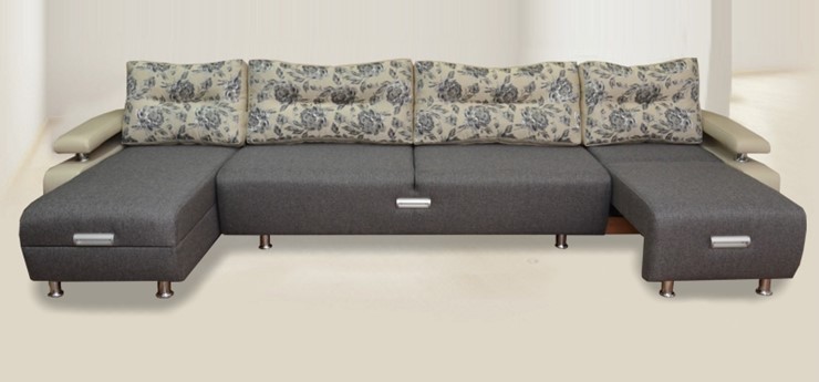 П-образный диван Престиж-15 микс в Чите - изображение 1