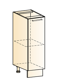 Кухонная тумба Яна L200 (1 дв. гл.) в Чите