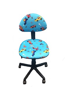 Кресло детское LB-C 02, цвет синие машинки в Чите