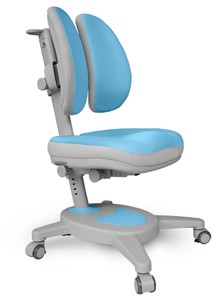 Кресло Mealux Onyx Duo (Y-115) BLG, голубой + серый в Чите