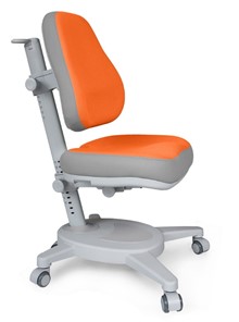 Растущее детское кресло Mealux Onyx (Y-110) OG  - серое + чехол оранжевый с серыми вставками в Чите