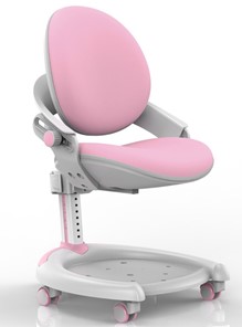 Кресло растущее Mealux ZMAX-15 Plus, Y-710 PN Light, белый металл, обивка светло-розовая однотонная в Чите
