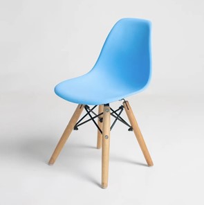 Детский стул DSL 110 K Wood (голубой) в Чите