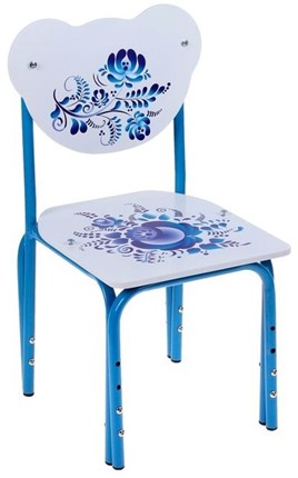 Детский растущий стул Гжельма (Кузя-БР(1-3)БЖ) в Чите - изображение