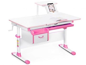 Детский стол-трансформер Mealux Evo-40, Розовый в Чите