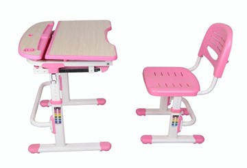 Растущая парта + стул Sorriso Pink в Чите