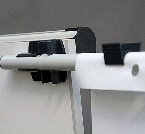 Доска-флипчарт на колесах 2х3, TF02/2011, 70x100 см, передвижная, держатели для бумаги в Чите - изображение 5