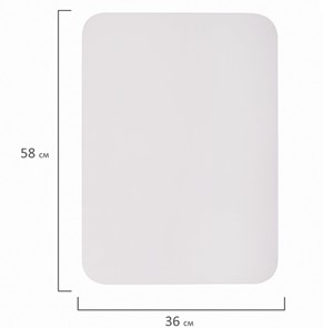 Доска магнитная на холодильник BRAUBERG, 58х36 см с маркером, магнитом и салфеткой в Чите - предосмотр 8