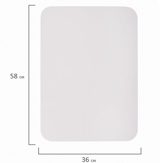 Доска магнитная на холодильник BRAUBERG, 58х36 см с маркером, магнитом и салфеткой в Чите - изображение 8