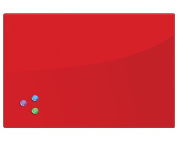 Доска магнитная настенная BRAUBERG 40х60 см, красная в Чите