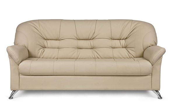 Прямой диван Парм трехместный, экокожа в Чите - изображение