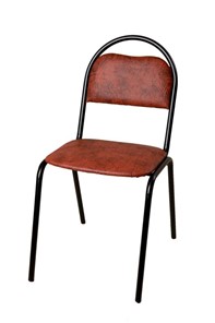 Офисный стул Стандарт СРП-033 Эмаль коричневый кожзам в Чите